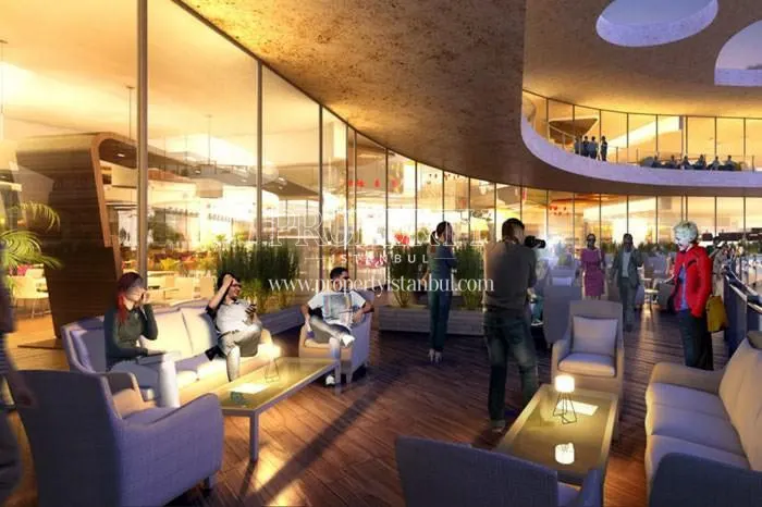 The inside of the mall in Koru Florya