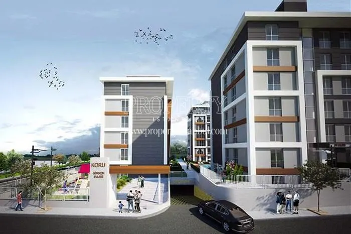 Koru Gorkem Evleri compound entrance