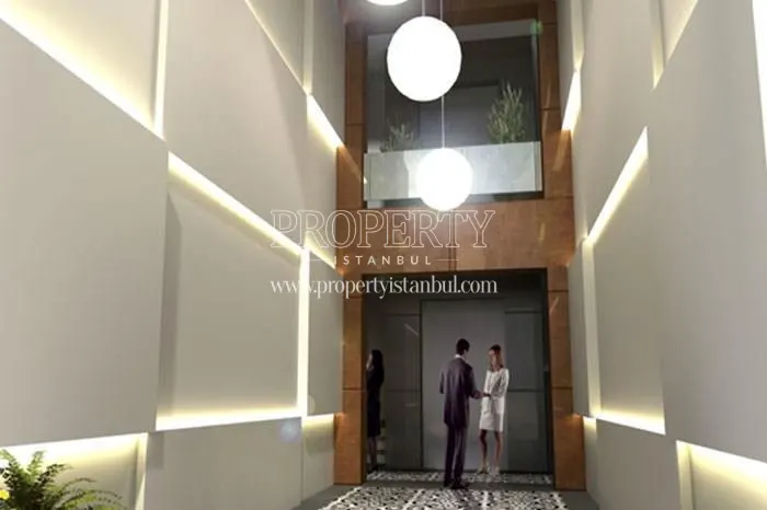 The interior corridor of the Koru Konaklari building