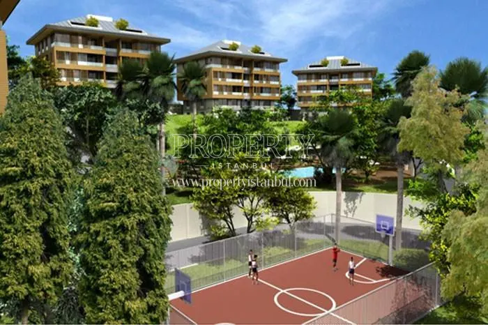 Basketball court in Koru Konaklari