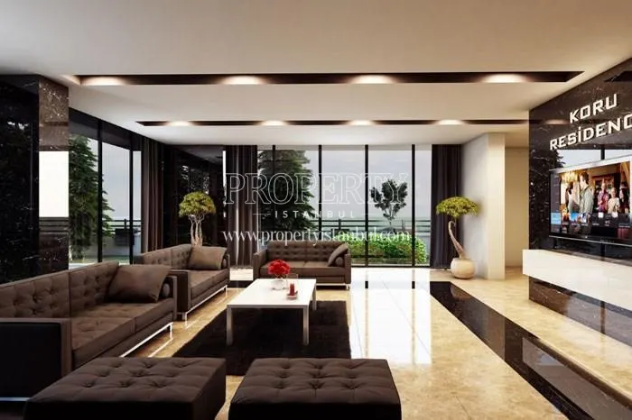 The lobby of Koru Residence