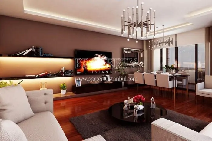 One of the living rooms in Koru Residence
