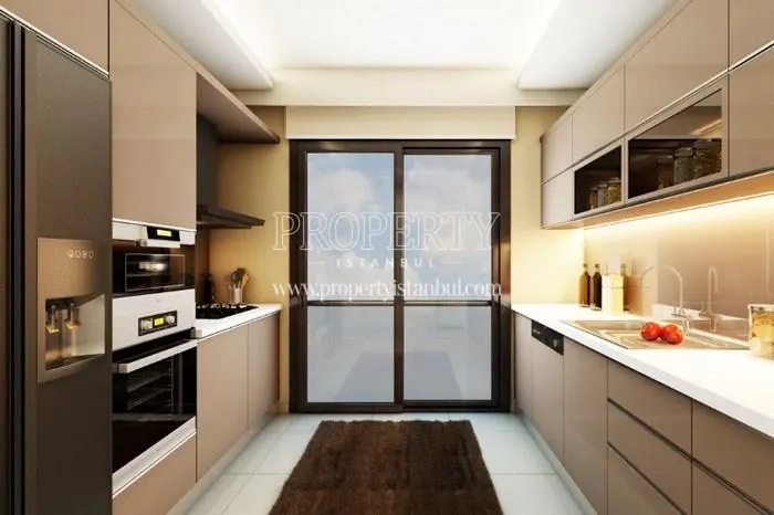 One of the kitchens in Koru Residence