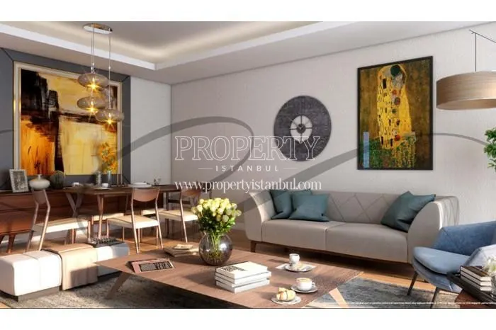 One of the living rooms in Kosuyolu Konaklari
