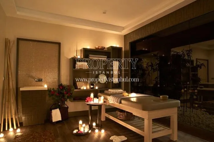 The massage room in the Kosuyolu Koru Evleri compound