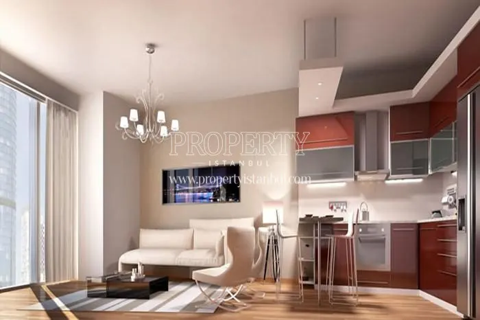 Open design kitchen in Kristal Residence