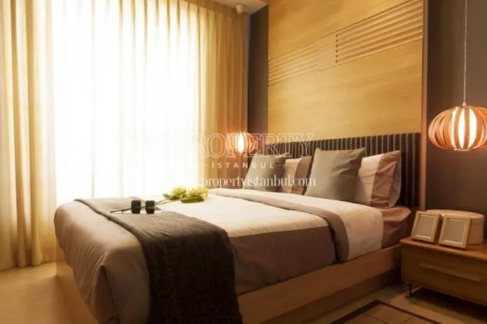 One of the master bedrooms in Kuleli Evleri Poyraz 1