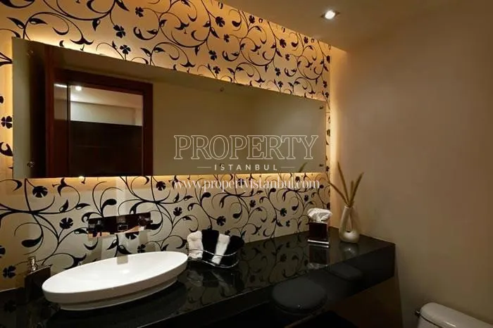 One of the bathrooms in Kuleli Evleri Poyraz 1