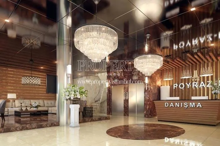 The lobby of Kuleli Evleri Poyraz 2