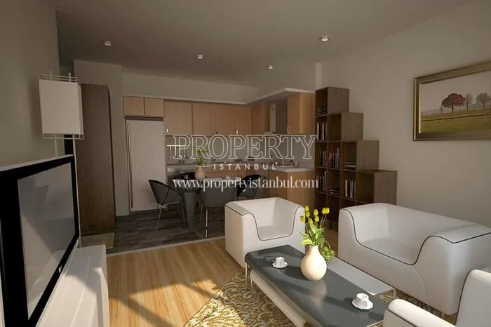Open kitchen in the Kulvar Residence building