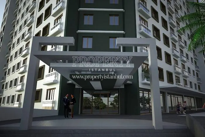 The entrance of the Kulvar Residence building