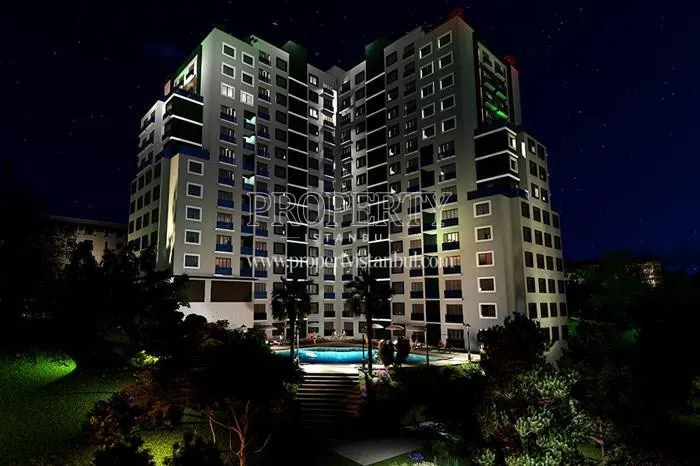 Kulvar Residence building at night
