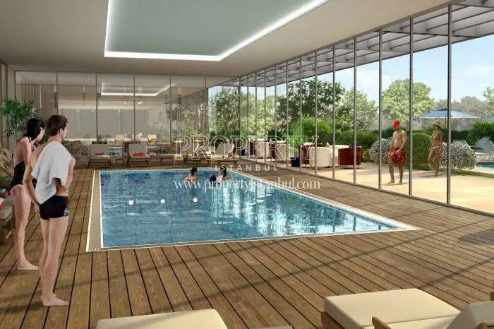 The indoor swimming pool of Kurtkoy Paragon