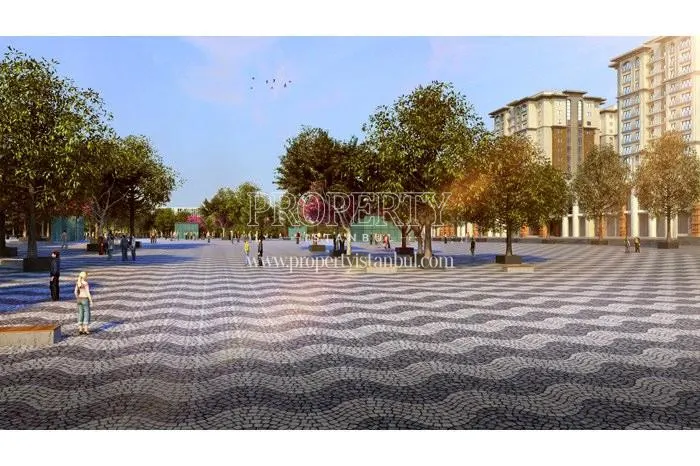 The square in the Kuzey Yakasi compound