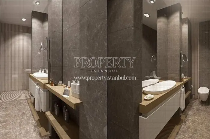 A bathroom in Larus Palas