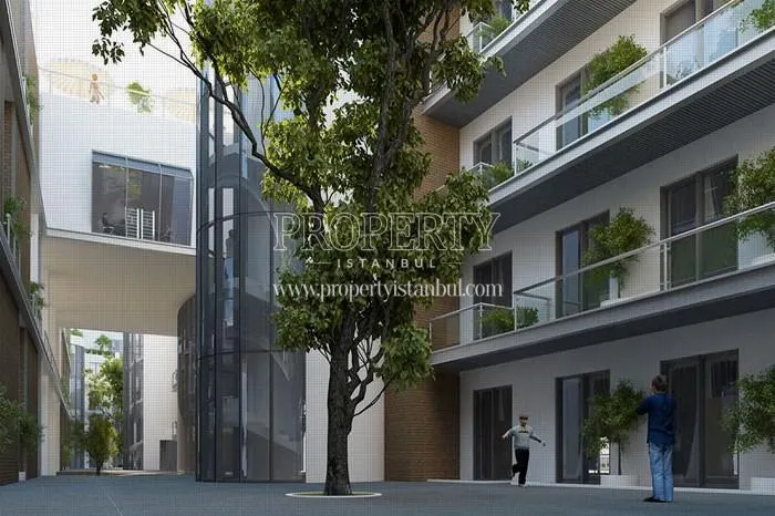 Interior design of Larus Palas building