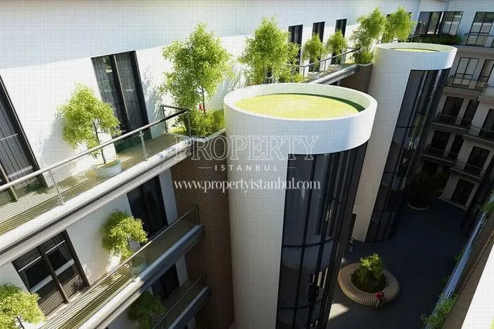 Interior design of Larus Palas building