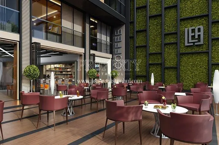 Claret chairs in the Lea Caglayan cafe