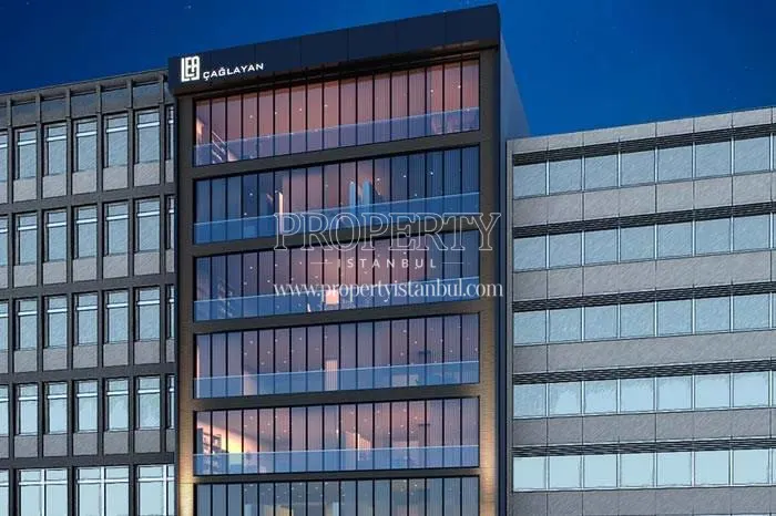 The exterior view of the Lea Caglayan building