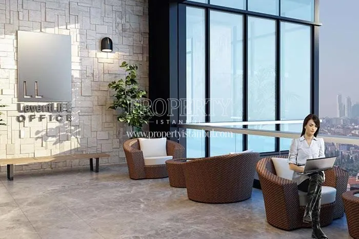The lobby of Levent Life Office