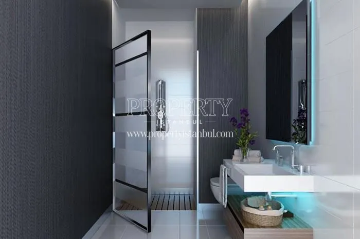A bathroom in Levent Life Residence 2