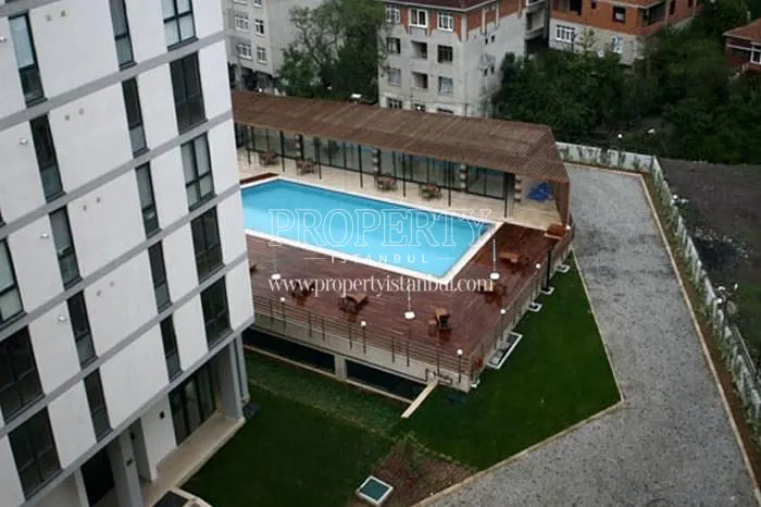 The swimming pool in Lidya Flats