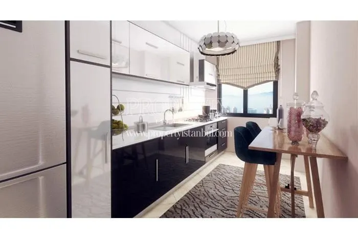 One of the kitchens in Lilyum Towers Kartal