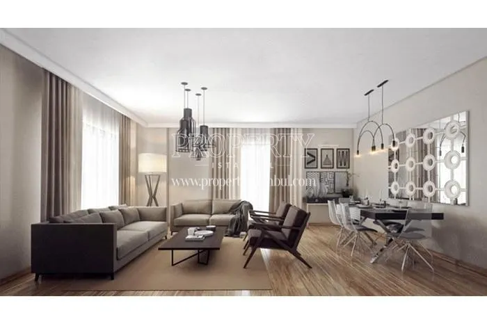 One of the living rooms in Lilyum Towers Kartal