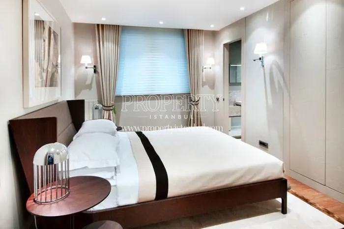 One of the bedrooms in L'ist Istinye Suites