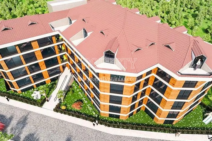 Livera Suites Kemerburgaz 2. Etap blocks from above