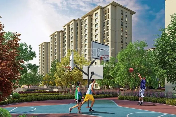The women playing basketball in the Locamahal Veliefendi compound