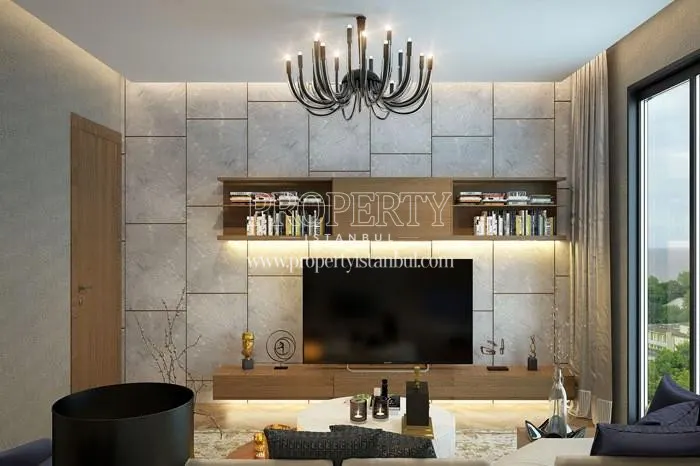 One of the living rooms in Luxera Meydan
