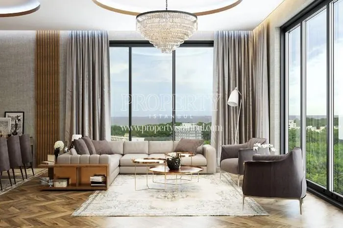 One of the living rooms in Luxera Meydan
