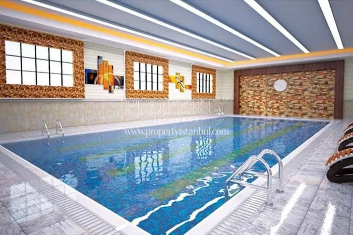 Indoor swimming pool in Luxera Residence