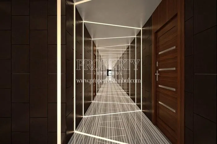The corridors of Luxera Yenibosna