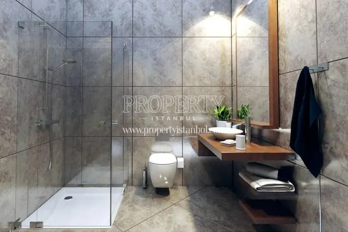 One of the bathrooms in MCG Panorama Muratcesme