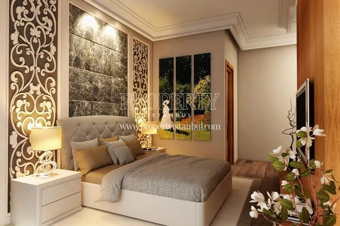 One of the master bedrooms in MCG Panorama Muratcesme