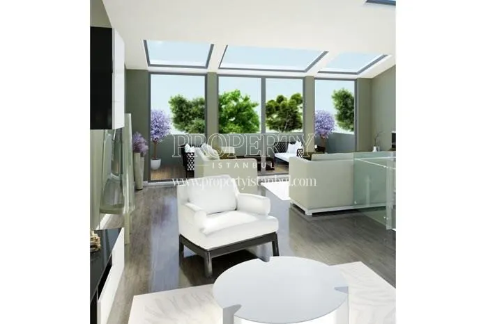 White living room in MaaNaa 49 Etiler