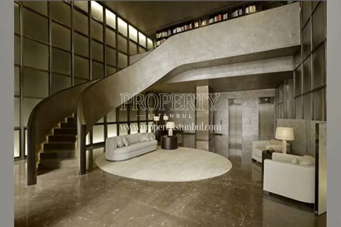 The lobby of Macka Residences
