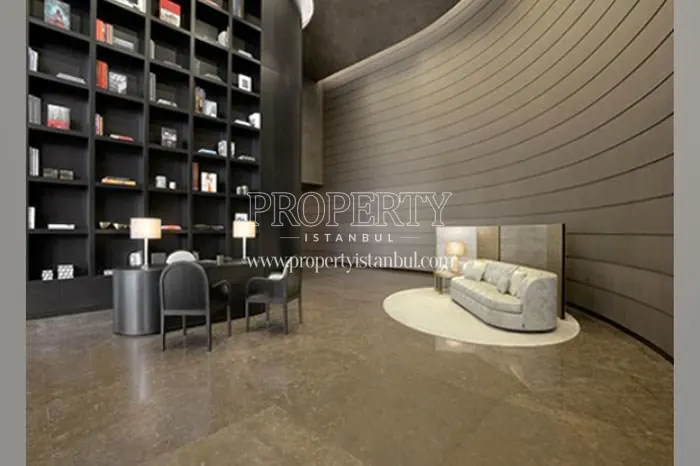 The lobby of Macka Residences