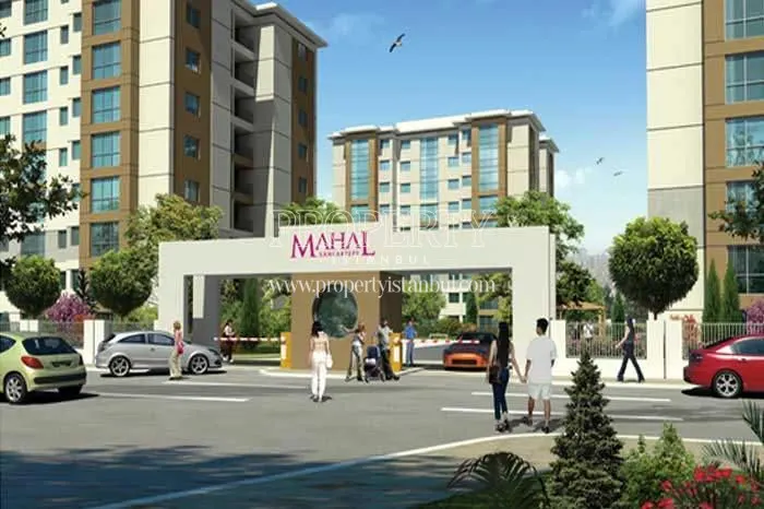 The entrance of the Mahal Sancaktepe compound