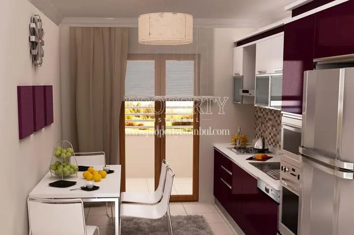 One of the kitchens in Mahmutbey Metro Konutlari