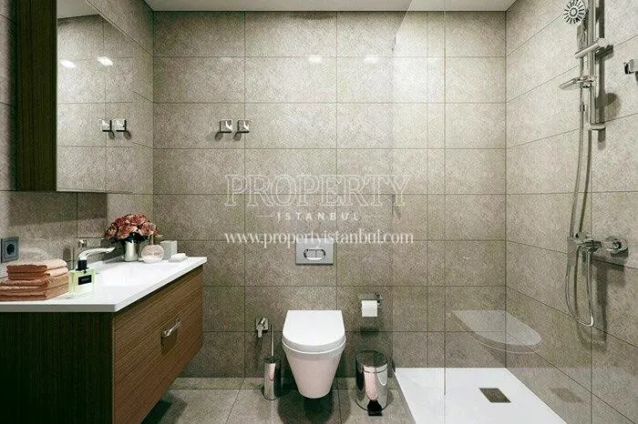 One of the bathrooms in Major Kurtkoy