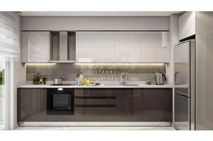 Grey kitchen in Makyol Santral