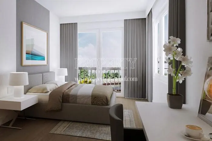 One of the master bedrooms in Makyol Yasam Beylikduzu