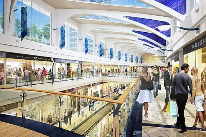 The people shopping in Mall of Istanbul
