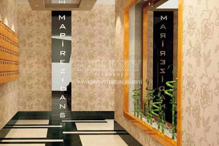 The post boxes in the Mari Rezidans building