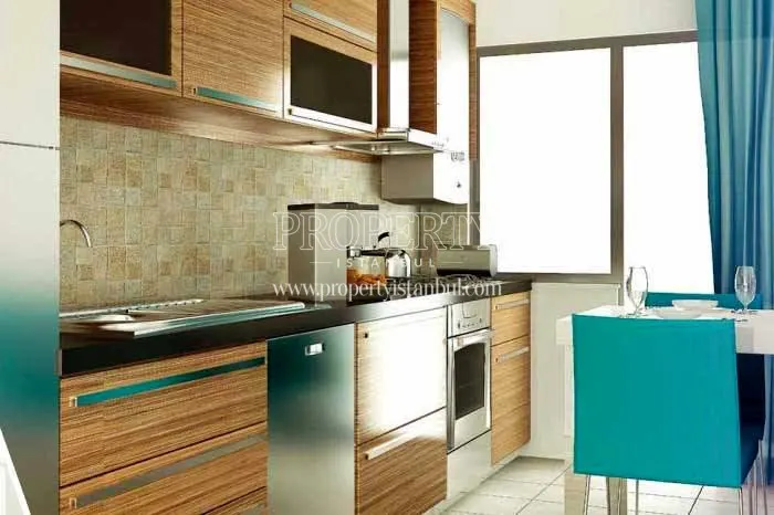 One of the kitchens in Mari Rezidans