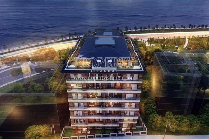 The back side of the Marin Pendik project