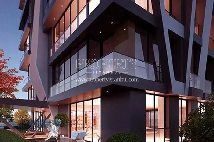 The corner of the Marin Terrace building